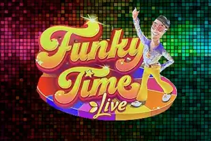 Imagen vibrante y divertida del juego Funky Time, que refleja su temática alegre y enérgica.